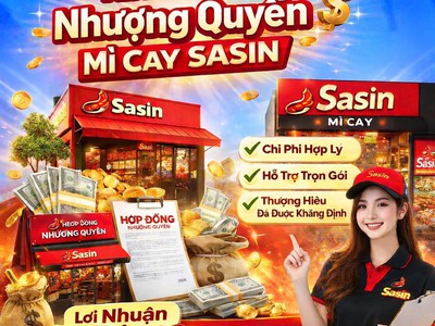 Nhượng quyền mì cay Sasin 0