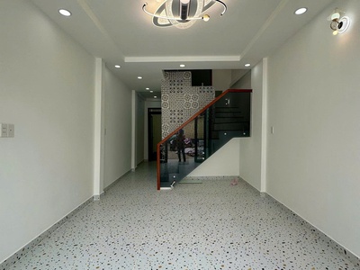 Nhà mới 1 lầu đúc/3pn hẻm 8m oto quay đầu trước cửa âu dương lân p3q8 0