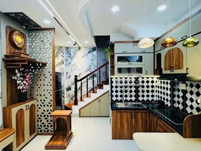 T2071  nhà đường số 2 gv, shr, lô góc, 4 tầng, 4.2x6m, 4.x tỷ 1