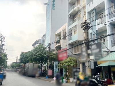 Nhà mới 4 tầng mặt tiền âu dương lân p. chánh hưng. giá 28 tỷ 2