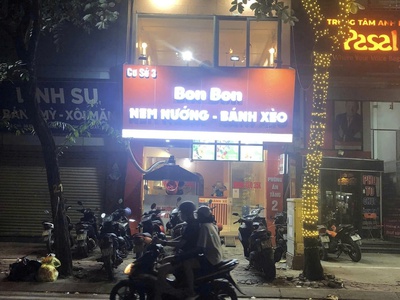 Sang nhượng cửa hàng nem nướng   bánh xèo bon bon tại từ liêm hà nội 0