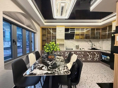 Bán nhà hxh 6m, biệt thự mini lê văn thọ, ngay cv làng hoa, 9x6m, 5 tầng - 5pn, 9,2 tỷ 0