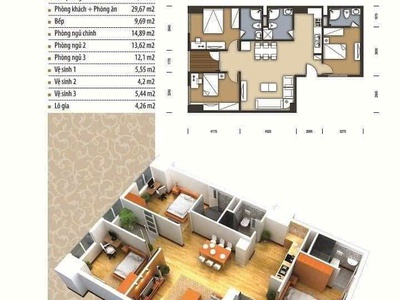 Bán căn hộ chung cư the pride, hà đông, 102,8m2, 3pn  sđcc  giá 6,x tỷ 4