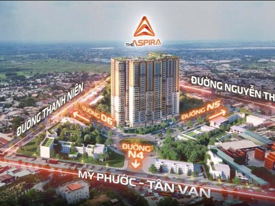 Cơ hội đầu tư sinh lời cao, bán dự án the aspira, giữa thành phố dĩ an, bình dương 3