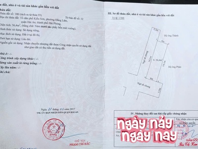 Bán nhà mặt ngõ 67 kiều sơn - văn cao, 56m 4 tầng, lô góc, ngõ5m ô.tô đỗ cửa, giá 4.55 tỉ 4