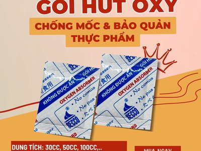 Gói Hút Oxy Secco: Tiêu Chuẩn Chất Lượng Cho Bánh Mứt - Thực Phẩm Khô 0