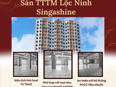 Đầu tư sàn văn phòng lộc ninh singashine giữ tài sản bền vững 0