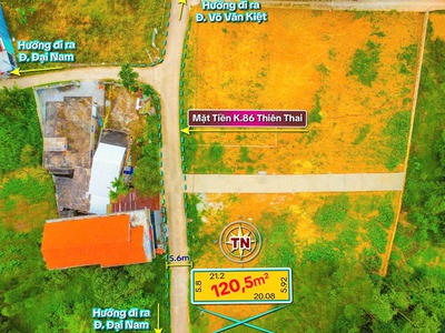Bán đất mặt tiền kiệt 86 Thiên Thai - Thành phố Huế 1