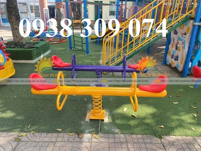 Bập bênh đòn 2 ghế nhập khẩu, bập bênh đòn lò xo 4 ghế 4