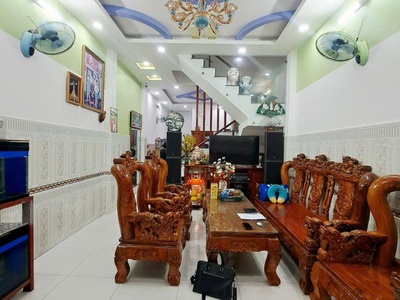 Nhà mới đón tết đ số 2 khu dân cư vl gần aeon tân phú hẻm 6m thông 56m2 ,4 tầng-5 tỷ 5 1