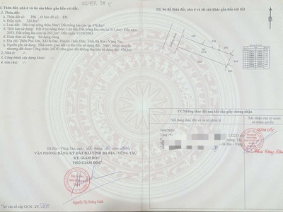 Chủ cần bán 500mv có 50 thổ cư gần nhà thờ đá bạc 2