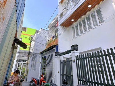 Bán gấp nhà đẹp an phú đông 9   nguyễn thị nhuần   quận 12 giá 4,79 tỷ 45m2, 5 tầng, hẻm xe hơi sát 0