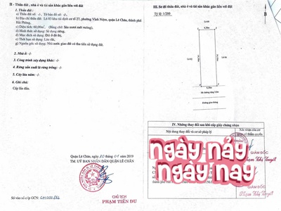 Bán đất tuyến 3 tđc tam kỳ - vĩnh niệm - 60m - giá 5.7 tỉ - gần cục thuế 3