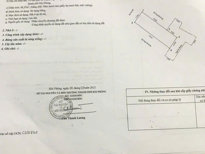 Bán đất đường Nhà Mạc   Tràng Cát gần dự án Vin NOXH dt 58,37m2 giá chỉ 29,5tr/m2 ngõ oto vào. 0
