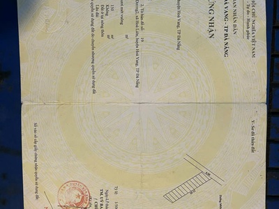 Chính chủ bán đất mặt tiền gần trục chính phường liên chiểu   đà nẵng 2