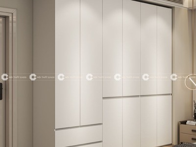 Tủ Quần Áo TAM061 Màu Trắng Hiện Đại Tinh Tế 0