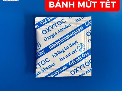 Đồ ăn vặt, bánh mứt Tết có dùng gói chống mốc OXYTOC không 1