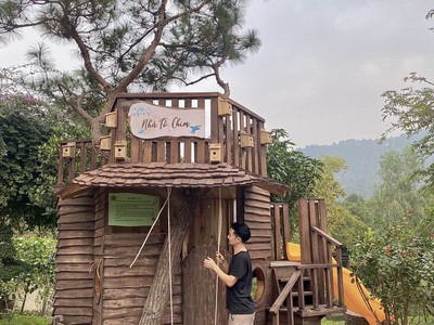 Ngựa bập bênh gỗ 9