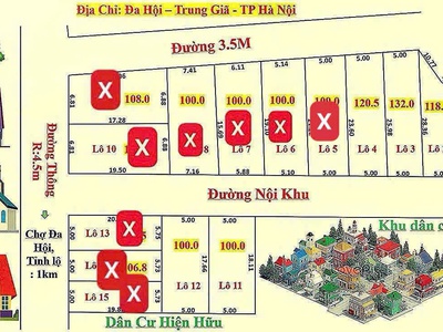  bảng hàng f0 trung giã   giá chỉ từ hơn 700 triệu/lô  0