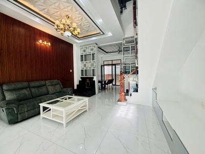 nhà phố kdc 2552 huỳnh tấn phát nhà bè hẻm 6m xe hơi vào nhà full nội thất 1