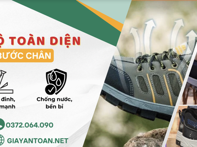Giày bảo hộ chính hãng đạt chuẩn quốc tế   An toàn và bền bỉ cho công nhân, kỹ sư 0