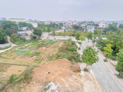 Bán gấp lô 86m2 sẵn sổ đỏ 2 mặt tiền giá đầu tư, đất đô thị trung tâm tt lương sơn bp sang sổ 0