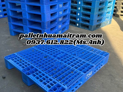  Phân Phối Pallet Nhựa Màu Xanh KT: 1200x1000x150mm Giá Siêu Ưu Đãi Tại Bình Dương 1
