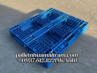  Phân Phối Pallet Nhựa Màu Xanh KT: 1200x1000x150mm Giá Siêu Ưu Đãi Tại Bình Dương 3