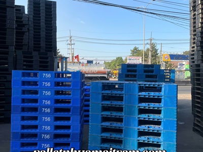  Phân Phối Pallet Nhựa Màu Xanh KT: 1200x1000x150mm Giá Siêu Ưu Đãi Tại Bình Dương 5