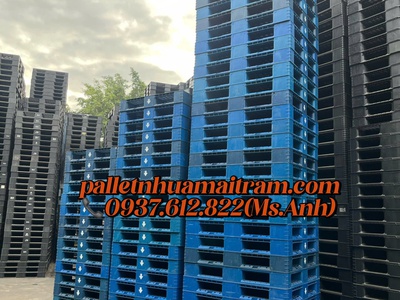  Phân Phối Pallet Nhựa Màu Xanh KT: 1200x1000x150mm Giá Siêu Ưu Đãi Tại Bình Dương 7