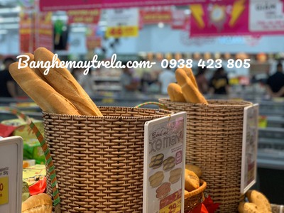 Sọt đựng đồ mây nhựa giá rẻ 1