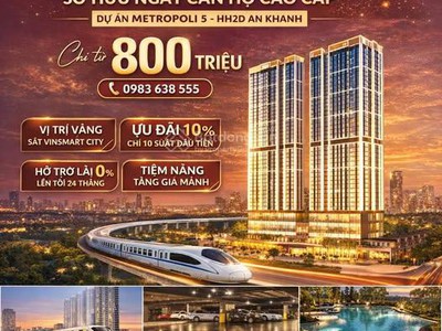 Qũy Căn Ngoại Giao Chiết Khấu Cực Khủng Dành Cho Khách Hàng Khi Mua CC Metropoli 5 6
