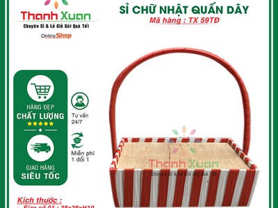 Giỏ gói quà tết, khay gói quà tết, giỏ đựng quà tết, giỏ gói trái cây, giỏ làm trái cây, giỏ quà tết 15