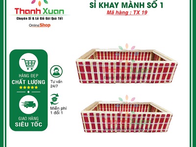 Giỏ gói quà tết, khay gói quà tết, giỏ đựng quà tết, giỏ gói trái cây, giỏ làm trái cây, giỏ quà tết 14