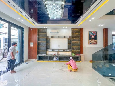  siêu phẩm đang hoàn thiện - bán nhà góc 2 mặt tiền hẻm 1716 huỳnh tấn phát - 6,2 tỷ  1