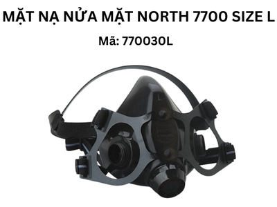 Mặt nạ nửa mặt North 7700 Size L Bảo vệ hô hấp tối ưu 0