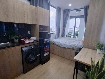 Tin thật 100  bán tòa chdv 77m2  5x16m  x 16p tại phan huy ích - hxh 4,5m - dt 1,15 tỷ   7,5/năm 3