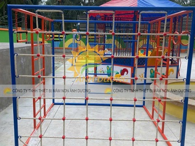 Bộ vận động thang leo, vách dây, leo núi đa năng 3