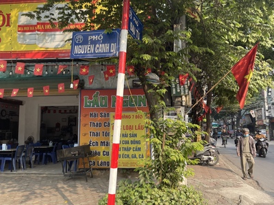 Lô góc, 2 mặt đường khu đô thị đại kim - nguyễn cảnh dị. dt 99m2. mt chính 6.6m. giá tốt 330 1