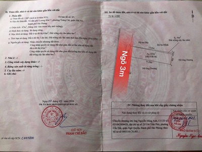 Bán đất ngõ 216 Cát Linh Tràng Cát dt 67m2 chỉ 2 Tỷ ngõ rộng 3m oto vào tận nơi. 0