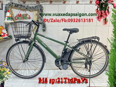 Xe đạp thể thao địa hình điện trợ lực Nhật : Panasonic velo Star 1