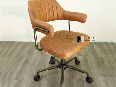 Ghế xoay nhân viên nệm da có tay vịn CE23003-P tại HCM 1