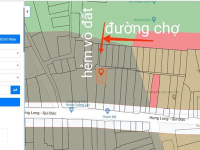 Bán đất chợ Quy Đức, QL 50, Bình Chánh 4