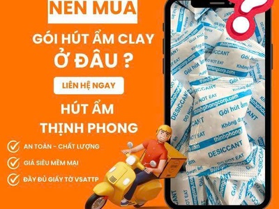 Gói hút ẩm nào giúp giữ giòn, chống yểu đồ ăn vặt hiệu quả Chính là Clay OPP 1
