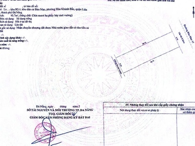 Đất mặt tiền bàu mạc 17   gần biển   trục thông nguyễn an ninh 0