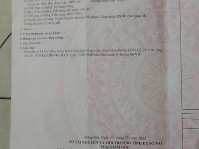 Bán đất phú xuân   tân phú   đồng nai 1