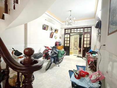 Nhà 4 tầng hẻm xe tải ôtô trong nhà âu dương lân p3q8. giá 8,8 tỷ tl 1