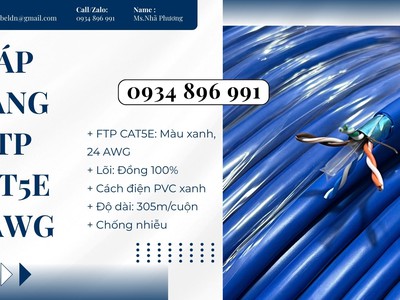 Cáp Mạng Cat 5e   24AWG Có Sẵn Quảng Nam, Quảng Bình, Quảng Trị 2