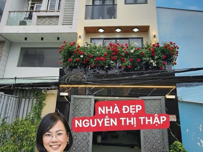  nhà nguyễn thị thập q7   cách mặt tiền 50m   xe hơi đậu cửa  0