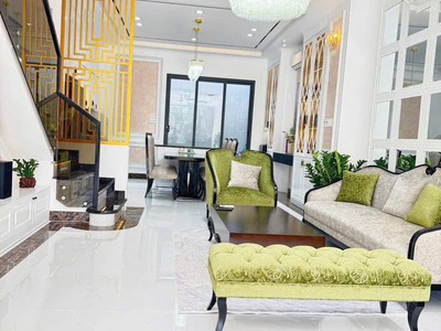 nhà 4 tầng sân thượng - dt 80m - mt đường 8m - khu dân cư anh tuấn đường huỳnh tấn phát 3